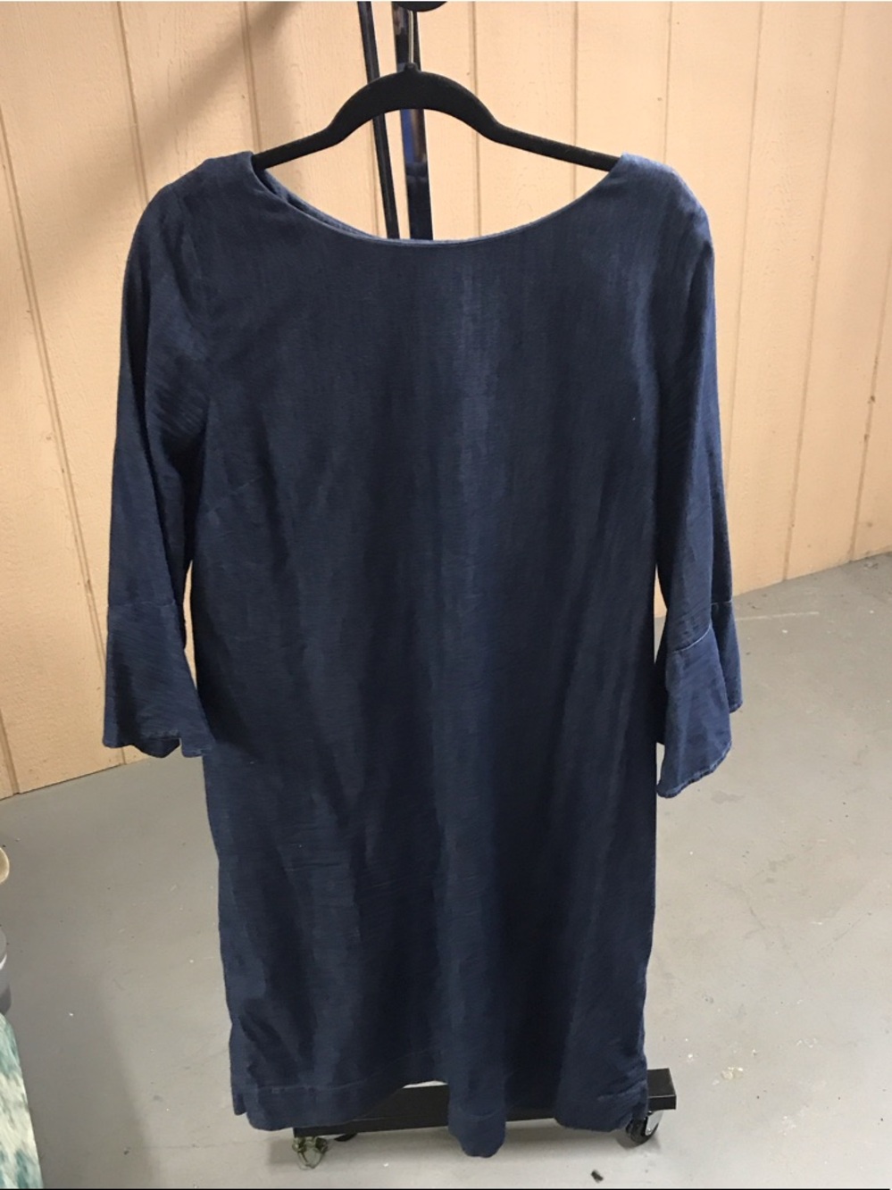 Talbots Navy Midi Shift Dress